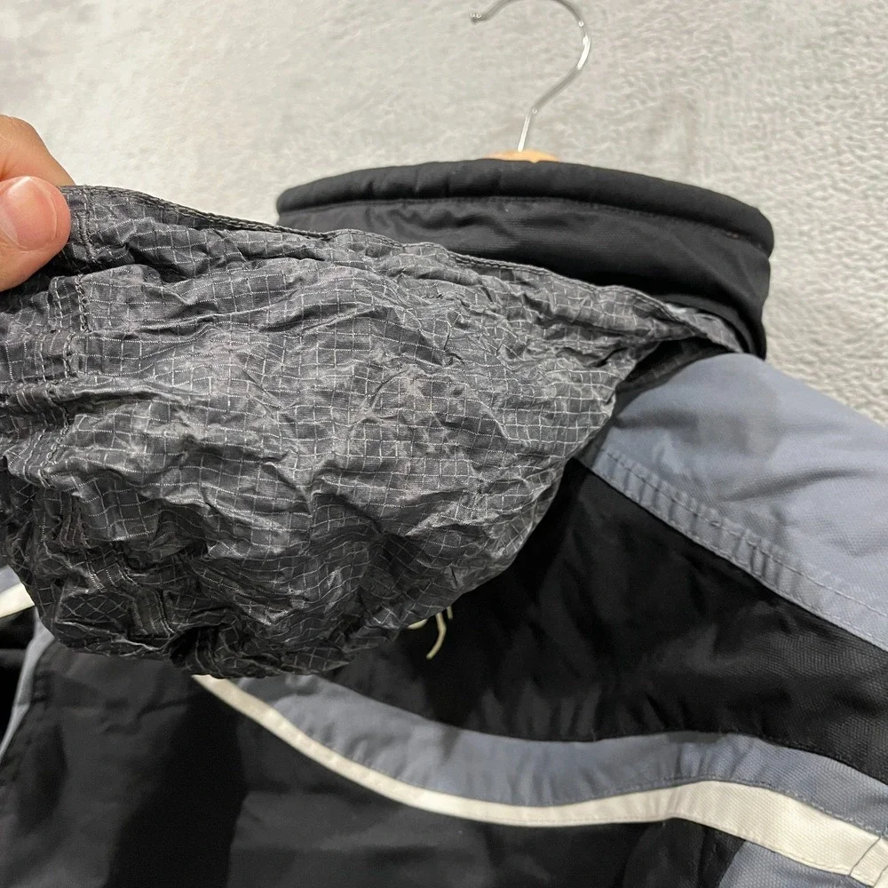 Vintage‎ Spyder Ski XT Jacket Youth 12 Insulated Black Gray Retro 90s Waterproof